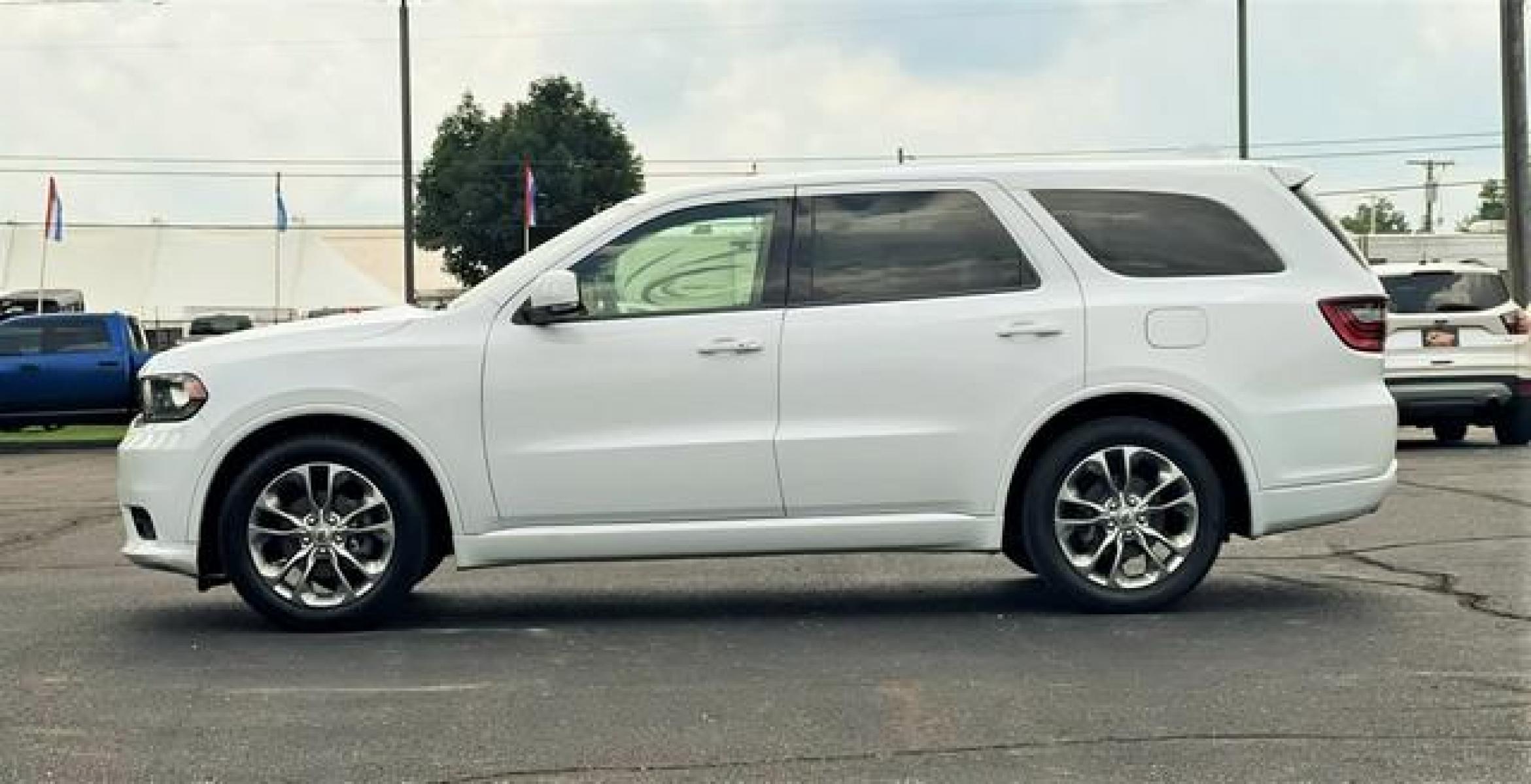 2020 WHITE DODGE DURANGO (1C4RDHDG9LC) with an V6,3.6L(220 CID),DOHC engine, AUTOMATIC transmission, located at 14600 Frazho Road, Warren, MI, 48089, (586) 776-3400, 42.485996, -82.974220 - Photo #1