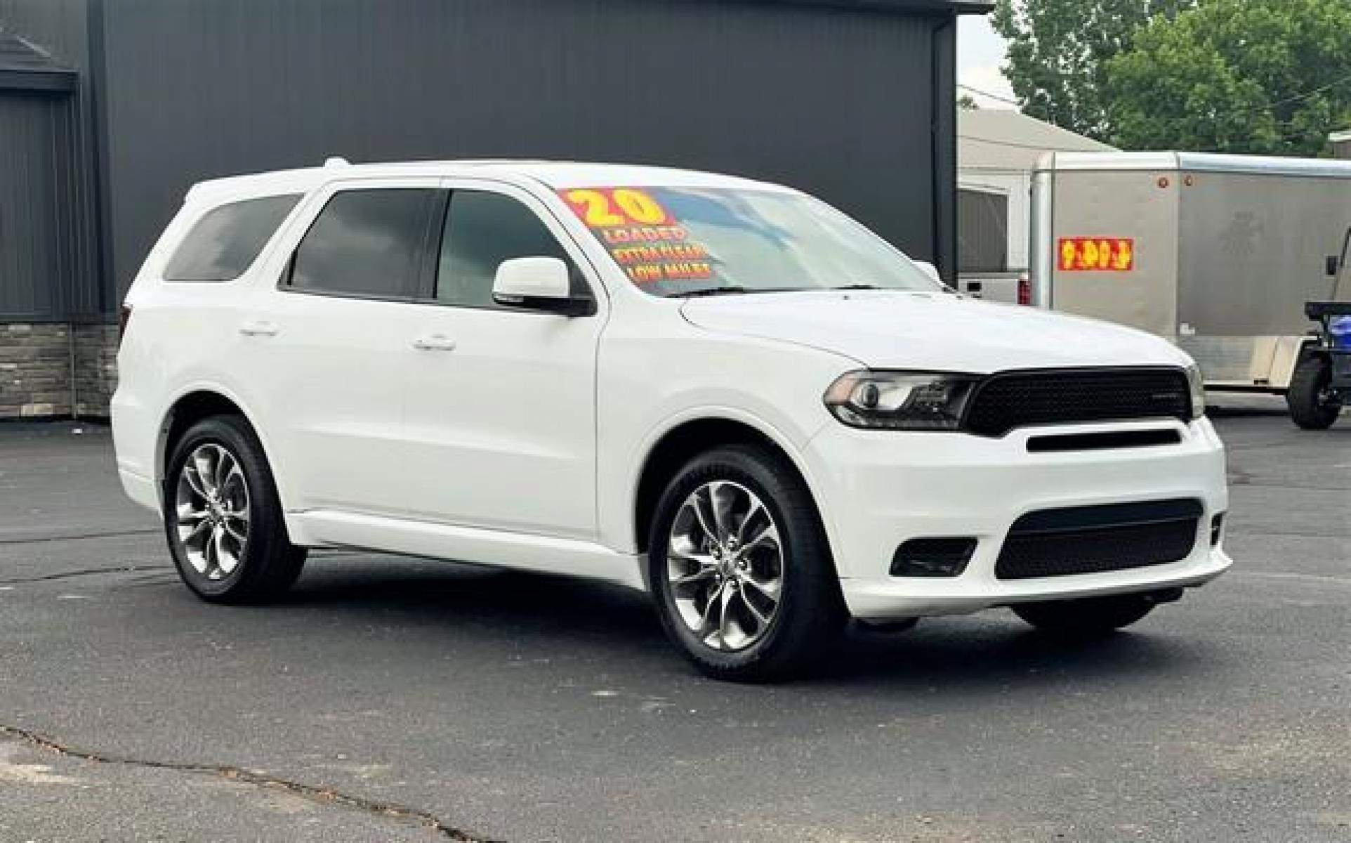 2020 WHITE DODGE DURANGO (1C4RDHDG9LC) with an V6,3.6L(220 CID),DOHC engine, AUTOMATIC transmission, located at 14600 Frazho Road, Warren, MI, 48089, (586) 776-3400, 42.485996, -82.974220 - Photo #3