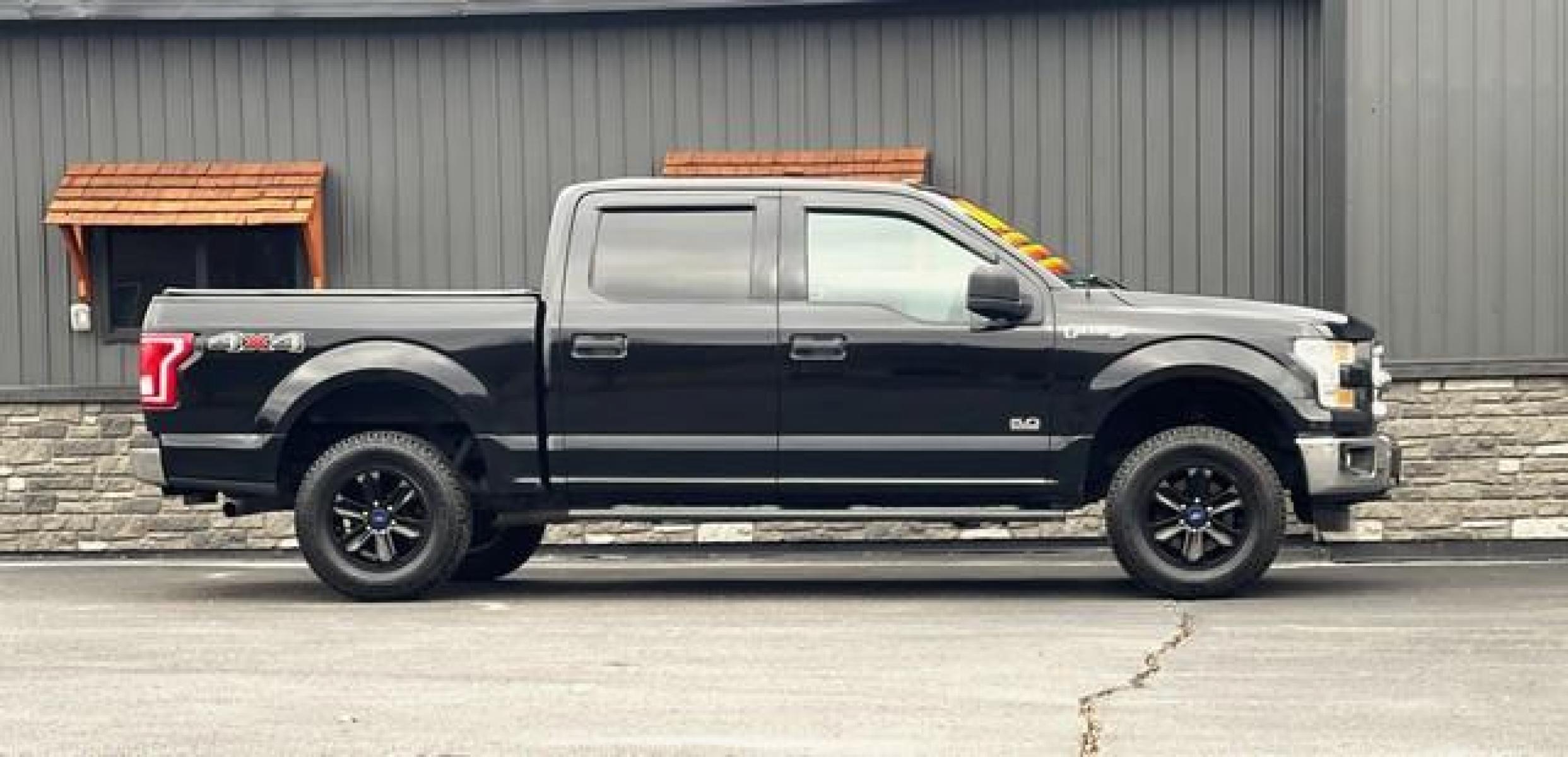 2016 BLACK FORD F-150 (1FTEW1EFXGF) with an V8,5.0L(302 CID),DOHC engine, AUTOMATIC transmission, located at 14600 Frazho Road, Warren, MI, 48089, (586) 776-3400, 42.485996, -82.974220 - Photo #1