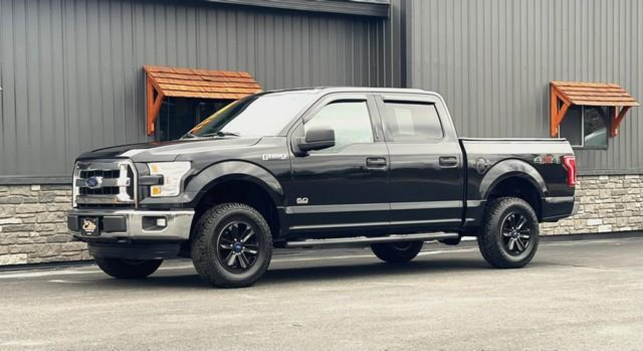 2016 BLACK FORD F-150 (1FTEW1EFXGF) with an V8,5.0L(302 CID),DOHC engine, AUTOMATIC transmission, located at 14600 Frazho Road, Warren, MI, 48089, (586) 776-3400, 42.485996, -82.974220 - Photo #2