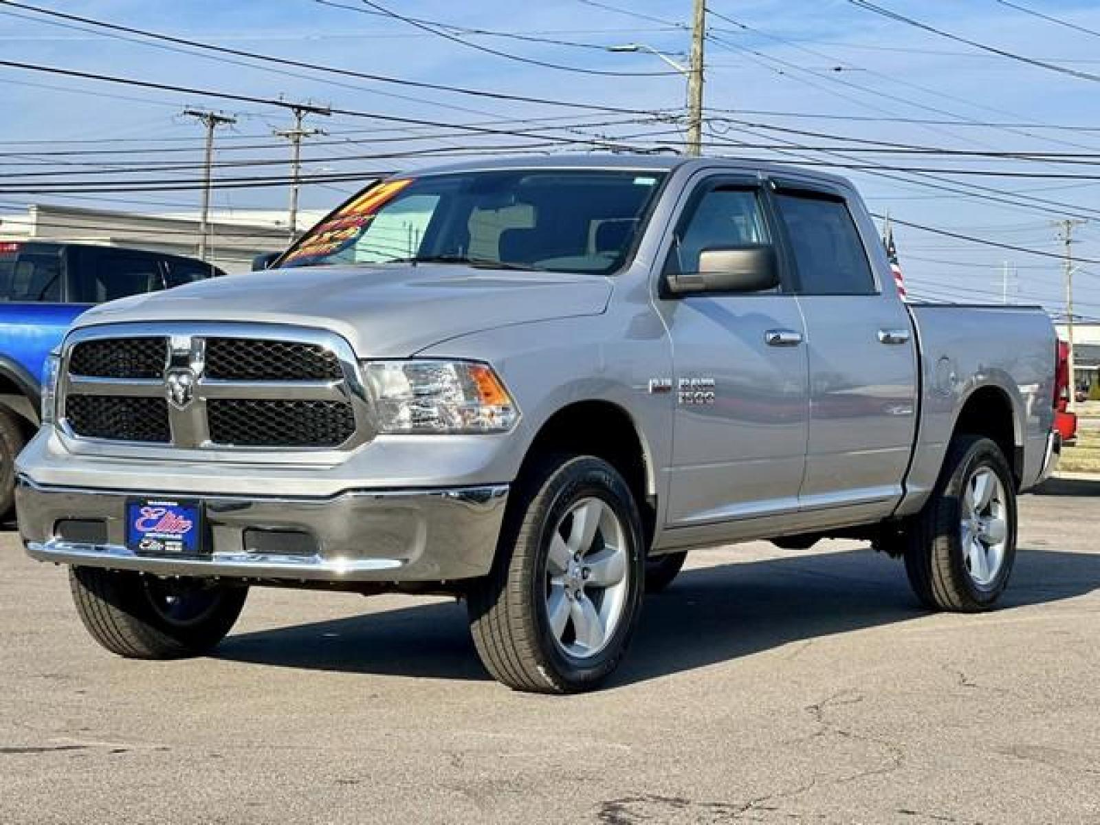2017 SILVER RAM 1500 (1C6RR7LT9HS) with an V8,5.7L(345 CID),OHV engine, AUTOMATIC transmission, located at 14600 Frazho Road, Warren, MI, 48089, (586) 776-3400, 42.485996, -82.974220 - Photo #0