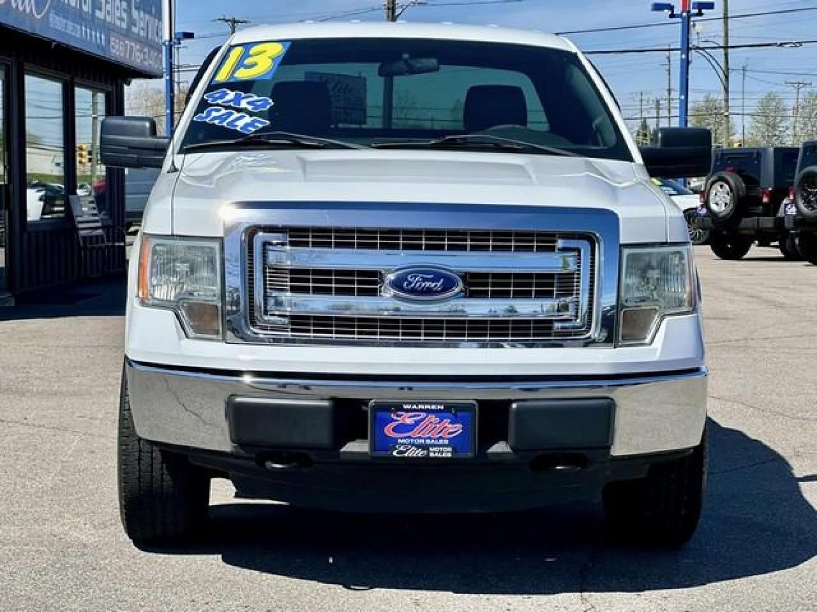 2013 WHITE FORD F-150 (1FTMF1EM0DF) with an V6,3.7L(227 CID),DOHC engine, AUTOMATIC transmission, located at 14600 Frazho Road, Warren, MI, 48089, (586) 776-3400, 42.485996, -82.974220 - Photo #1
