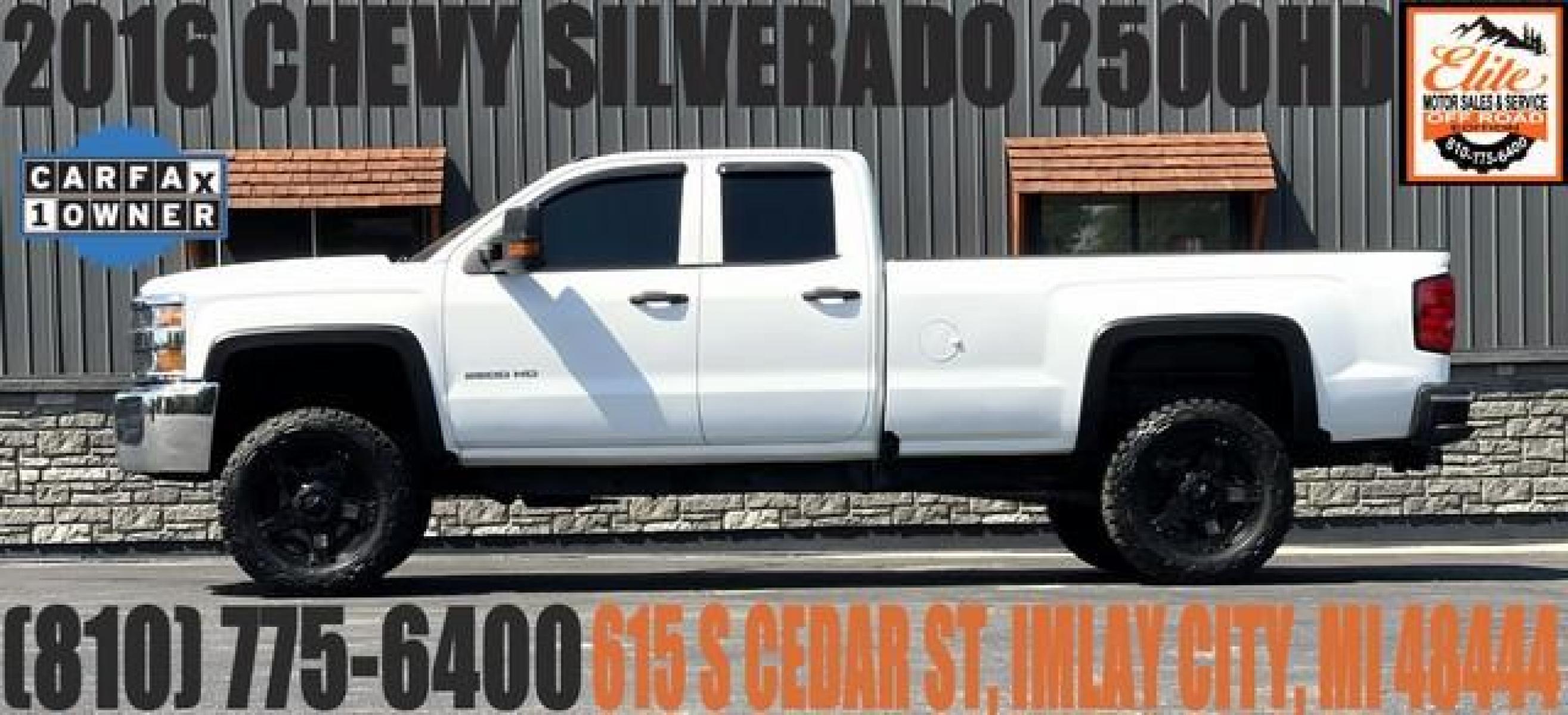 2016 WHITE CHEVROLET SILVERADO 2500 HD (1GC2KUEG5GZ) with an V8,6.0L(364 CID),OHV engine, AUTOMATIC transmission, located at 14600 Frazho Road, Warren, MI, 48089, (586) 776-3400, 42.485996, -82.974220 - Photo #0
