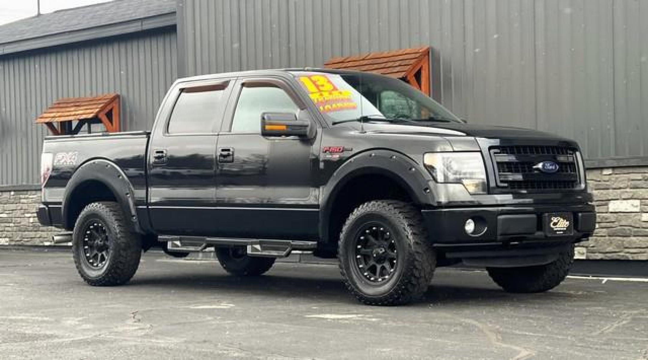 2013 BLACK FORD F-150 (1FTFW1EF0DF) with an V8,5.0L(302 CID),DOHC engine, AUTOMATIC transmission, located at 14600 Frazho Road, Warren, MI, 48089, (586) 776-3400, 42.485996, -82.974220 - Photo #3