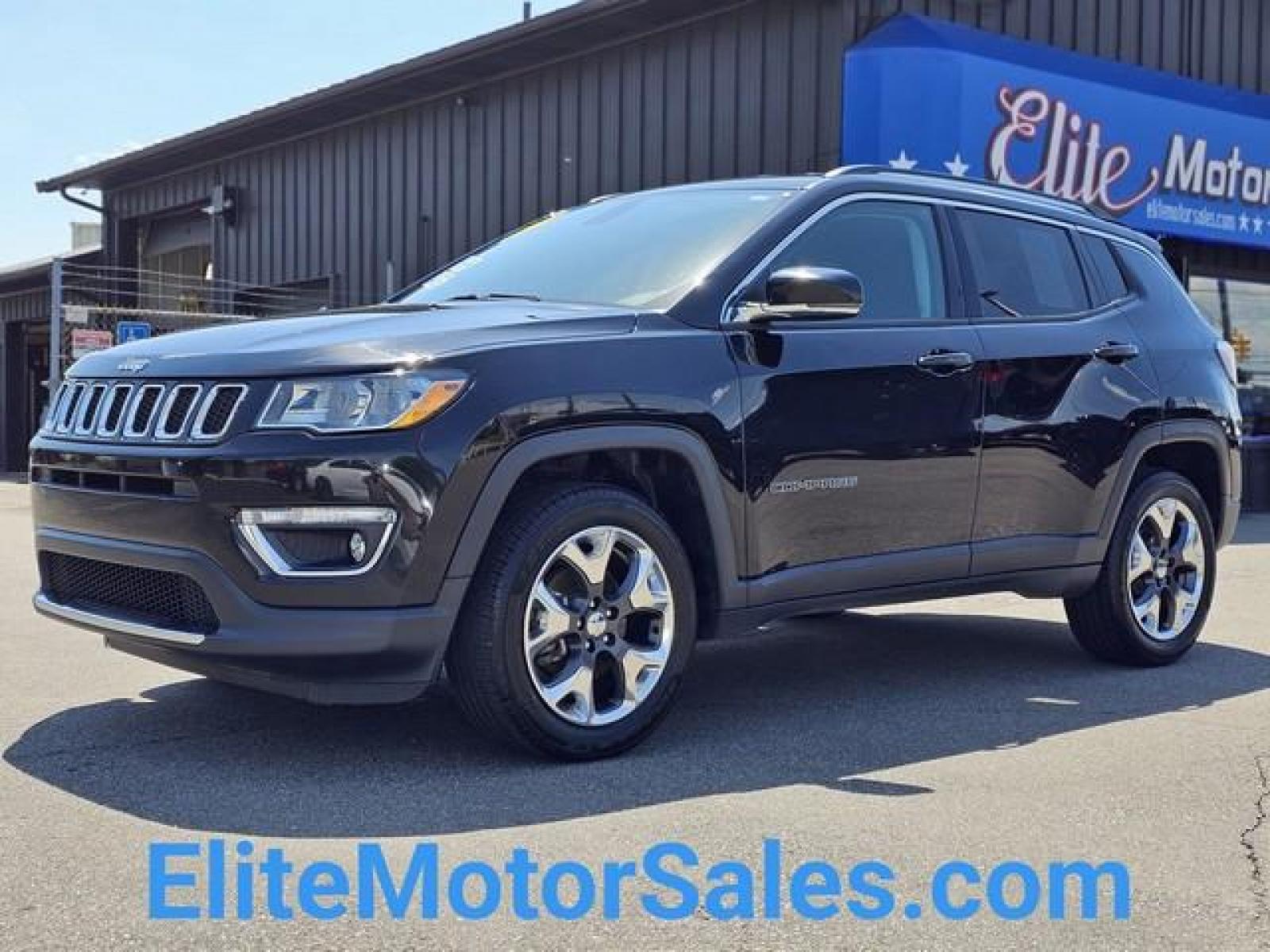 2019 BLACK JEEP COMPASS (3C4NJDCB9KT) with an L4,2.4L(144 CID), engine, AUTOMATIC transmission, located at 14600 Frazho Road, Warren, MI, 48089, (586) 776-3400, 42.485996, -82.974220 - Photo #0